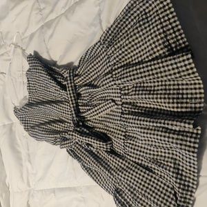 Vineyard Vines Gingham Seersucker 1 Shoulder Dress